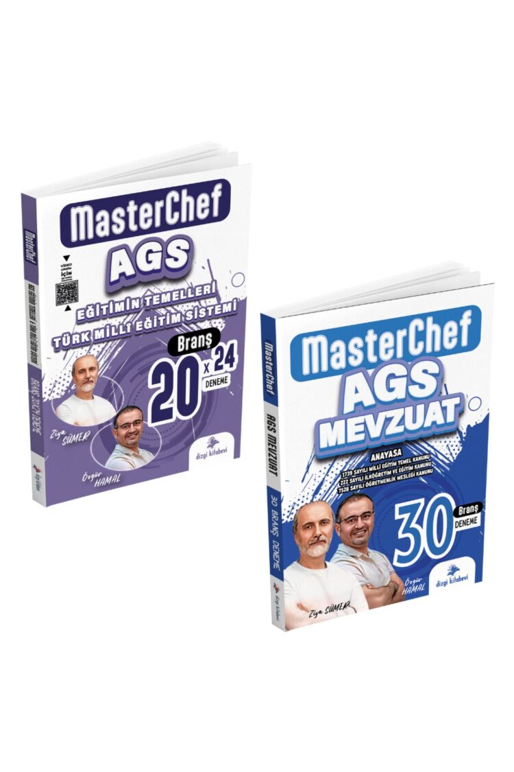 2025 MasterChef MEB AGS Eğitimin Temelleri, Türk Milli Eğitim Sistemi ve Mevzuat Deneme Seti