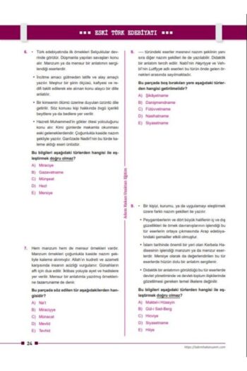 Alternative view of 2025 Meb Ags ÖABT Türkçe Öğretmenliği Soru Bankası Adem Hakan