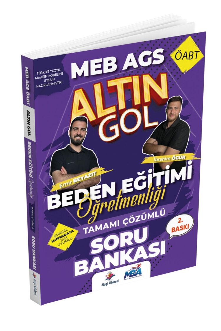 2025 Meb Ags ÖABT Altın Gol Beden Eğitimi Öğretmenliği Tamamı Çözümlü Soru Bankası 2. Baskı
