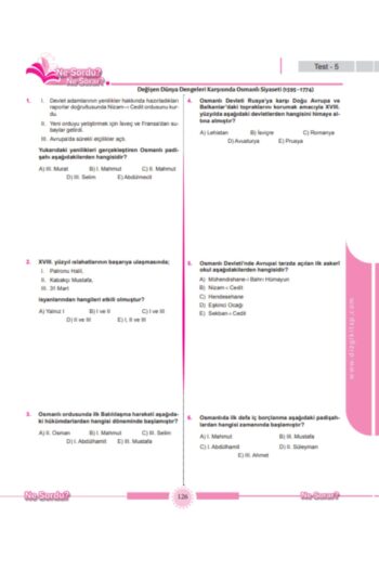 Alternative view of 2025 Ne Sordu Ne Sorar AYT Tarih Soru Bankası Selami Yalçın