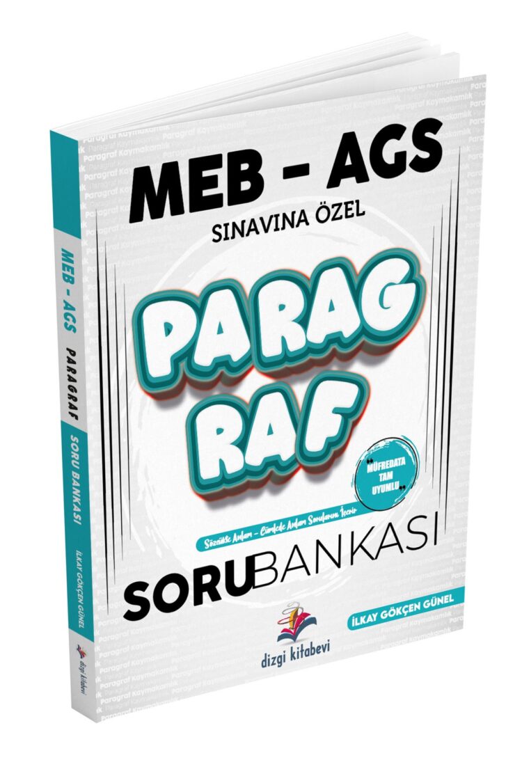 2025 MEB AGS Sınavına Özel Paragraf Soru Bankası İlkay Gökçen Günel