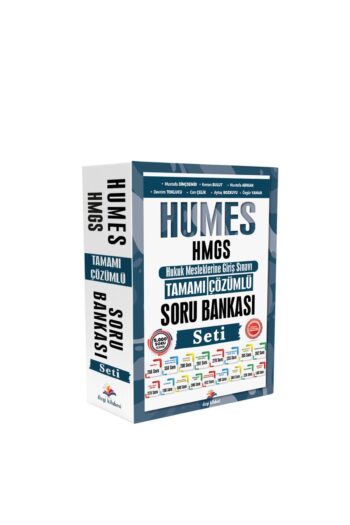 2025 Humes Hmgs Hukuk Mesleklerine Giriş Sınavı Tamamı Çözümlü Soru Bankası Seti