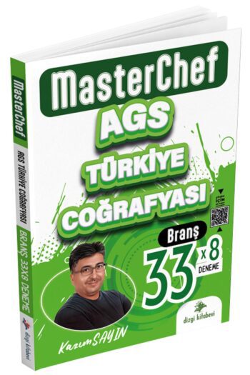MEB-AGS Türkiye Coğrafyası MasterChef 33x8 Deneme Çözümlü - Kazım Sayın Dizgi Kitap