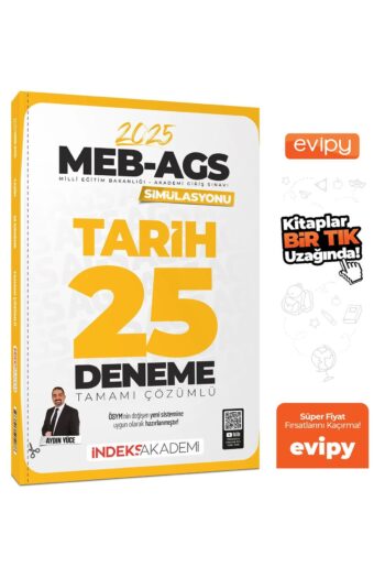 2025 MEB-AGS Simülasyonu Tarih 25 Deneme Çözümlü - Aydın Yüce Ayraç Hediyeli