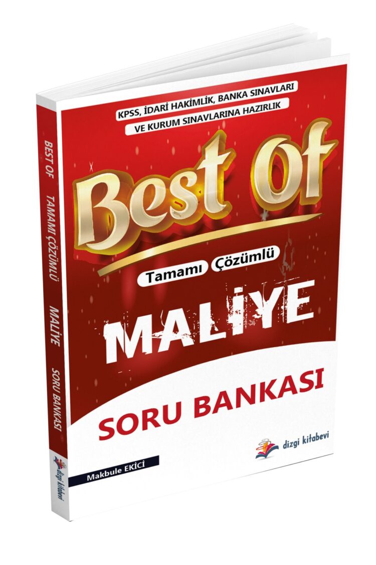 2025 Best Of Tamamı Çözümlü Maliye Soru Bankası Makbule Ekici - Görsel 3