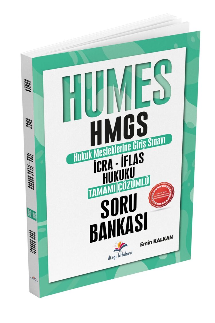 2025 Humes HMGS İcra İflas Hukuku Tamamı Çözümlü Soru Bankası - Görsel 2