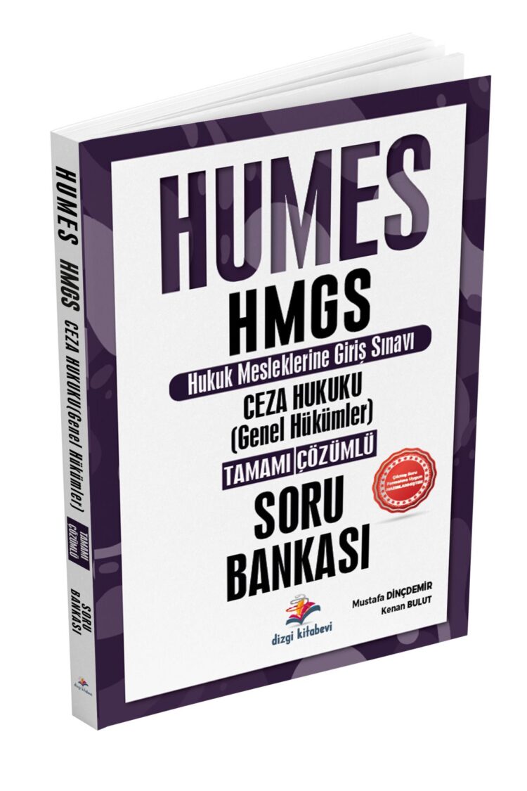 2025 Humes HMGS Ceza Hukuku Genel Hükümler Tamamı Çözümlü Soru Bankası