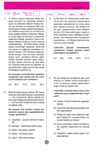 Alternative view of Marka - Kpss Paragraf 10 Deneme 2026