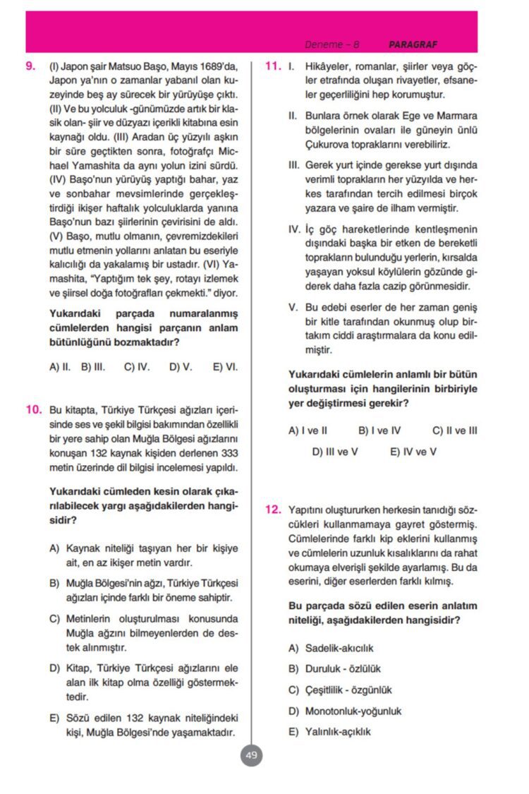 Marka - Kpss Paragraf 10 Deneme 2026 - Görsel 4