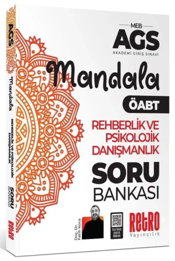 Retro ÖABT MEB-AGS Rehberlik ve Psikolojik Danışmanlık Mandala Soru Bankası - Fatih Koca Retro Yayıncılık