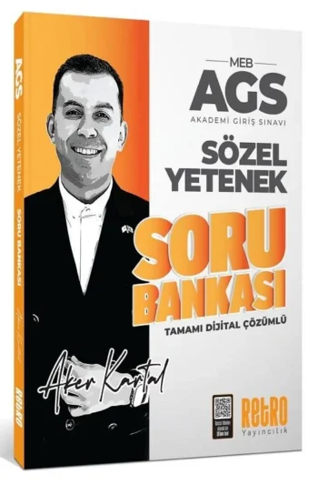 Retro 2026 MEB-AGS Sözel Yetenek Soru Bankası Çözümlü - Aker Kartal Retro Yayıncılık
