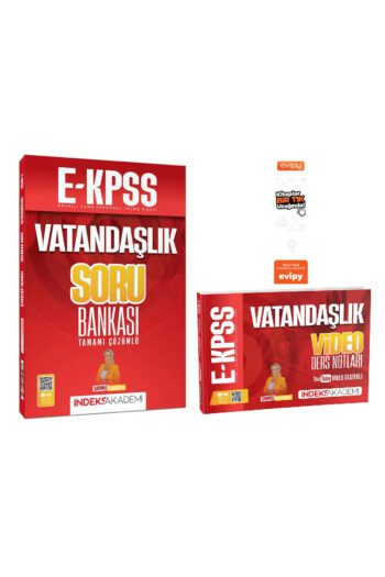2026 EKPSS Vatandaşlık Video Ders Notları + Soru Bankası 2 Kitap - Şahnaz Eseroğlu Ayraç Hediyeli