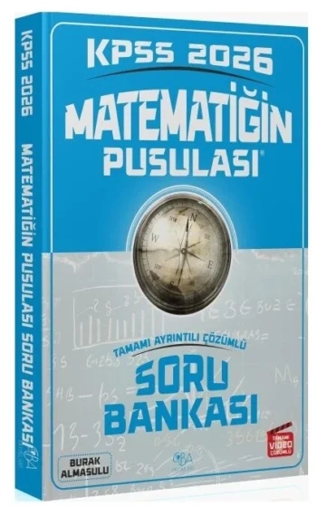 CBA Yayınları 2026 KPSS Matematik Matematiğin Pusulası Soru Bankası Çözümlü CBA Yayınları