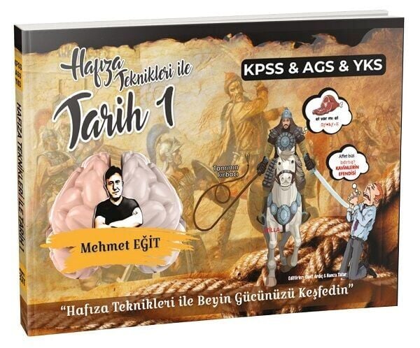 Eğit Akademi KPSS MEB-AGS TYT AYT Hafıza Teknikleri ile Tarih-1 - Mehmet Eğit Eğit Akademi