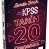 Eğit Akademi KPSS Tarih Bordo 20 Deneme Çözümlü Eğit Akademi