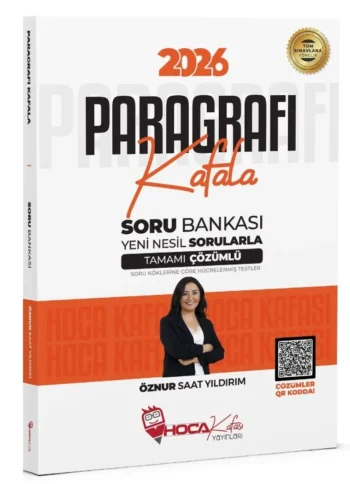 Hoca Kafası 2026 KPSS TYT ALES DGS Paragrafı Kafala Soru Bankası Çözümlü - Öznur Saat Yıldırım Hoca Kafası Yayınları