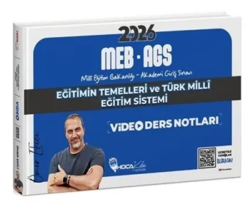 Hoca Kafası 2026 MEB-AGS Eğitimin Temelleri ve Türk Milli Eğitim Sistemi Video Ders Notları - Ömer Ekici Hoca Kafası Yayınları