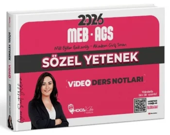 Hoca Kafası 2026 MEB-AGS Sözel Yetenek Video Ders Notları - Öznur Saat Yıldırım Hoca Kafası Yayınları