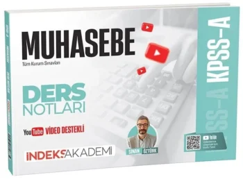 İndeks Akademi KPSS A Grubu Muhasebe Video Ders Notları - Sinan Öztürk İndeks Akademi Yayıncılık