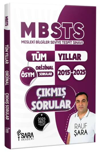 Şara Akademi 2026 MBSTS Çıkmış Sorular Tüm Yıllar - Rauf Şara Şara Akademi