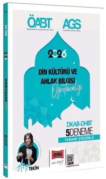 Yargı 2026 ÖABT DKAB MEB-AGS DHBT Din Kültürü ve Ahlak Bilgisi Öğretmenliği 5 Deneme Çözümlü - Asya Tekin Yargı Yayınları