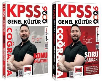 Yargı 2026 KPSS Coğrafya Konu Anlatımı + Soru Bankası 2  li Set - Engin Eraydın Yargı Yayınları