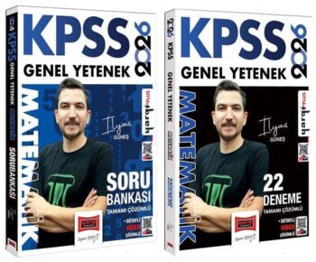 Yargı 2026 KPSS Matematik Soru Bankası + 22 Deneme 2 li Set - İlyas Güneş Yargı Yayınları