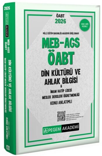 Pegem 2026 ÖABT MEB-AGS Din Kültürü ve Ahlak Bilgisi Öğretmenliği Konu Anlatımlı Pegem Akademi Yayınları